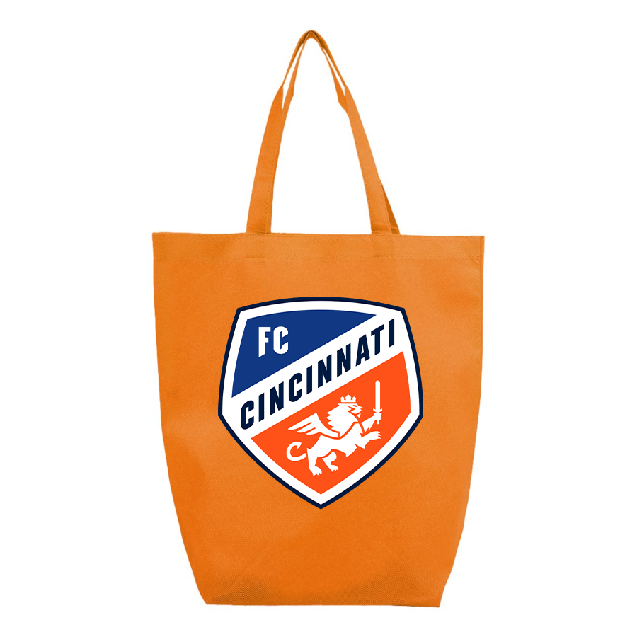 FC Cincinnati Q-Tees Non-Woven Gusset Bottom Tote