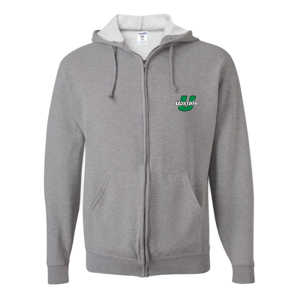 Men's USC Upstate Spartans JERZEES NuBlend Full-Zip Hooded Sweatshirt