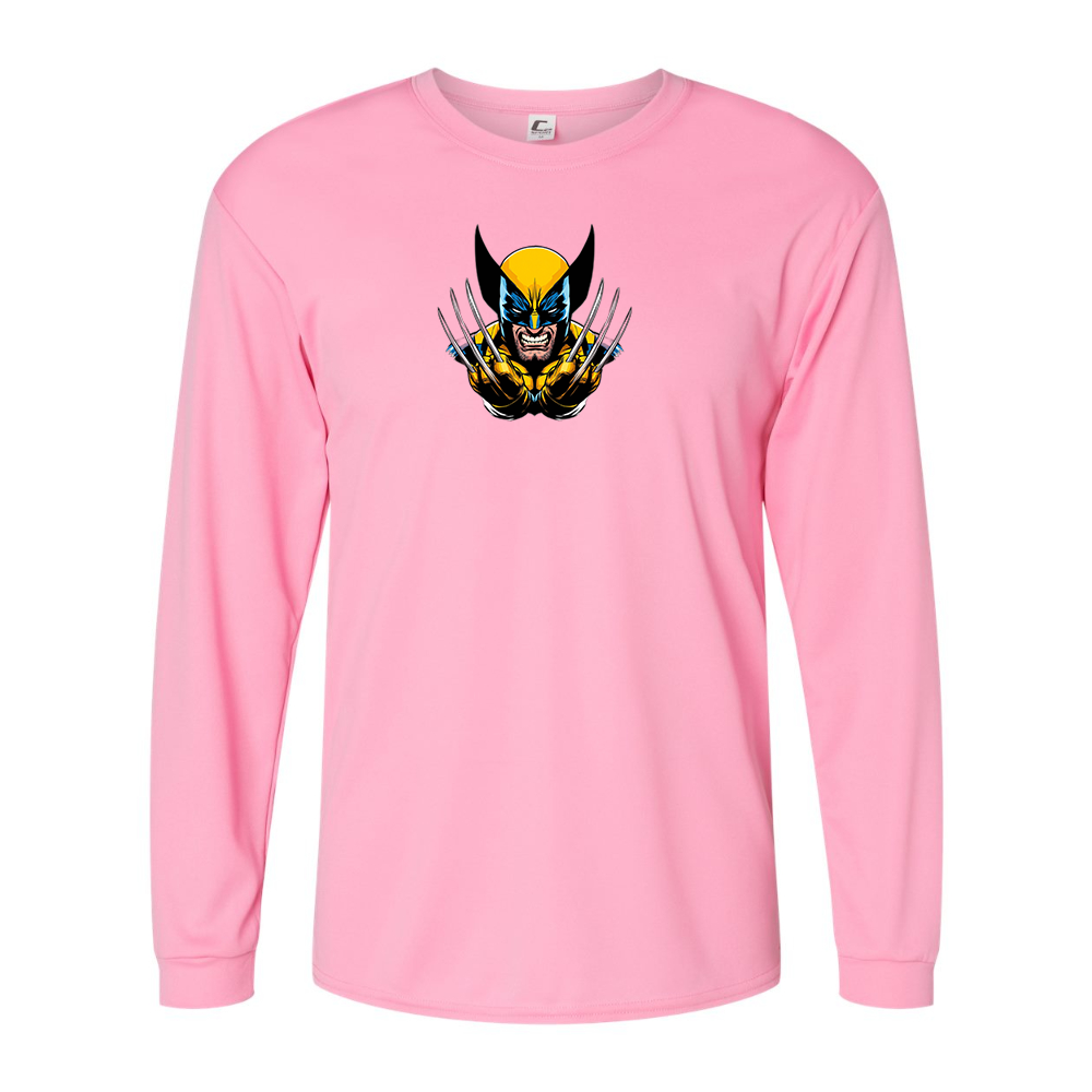 Men's Wolverine 2025 Art   Performance Long Sleeve T-Shirt