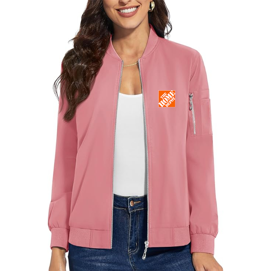 Women's The Home Depot Premium Bomber Jacket Outerwear