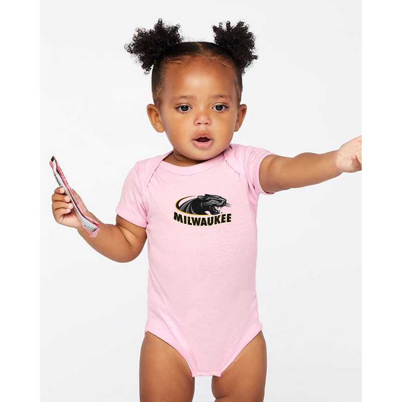 Wisconsin Milwaukee Panthers Rabbit Skins Infant Baby Rib Bodysuit