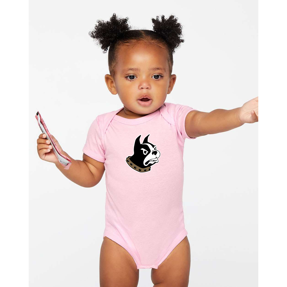 Wofford Terriers   Rabbit Skins Infant Baby Rib Bodysuit