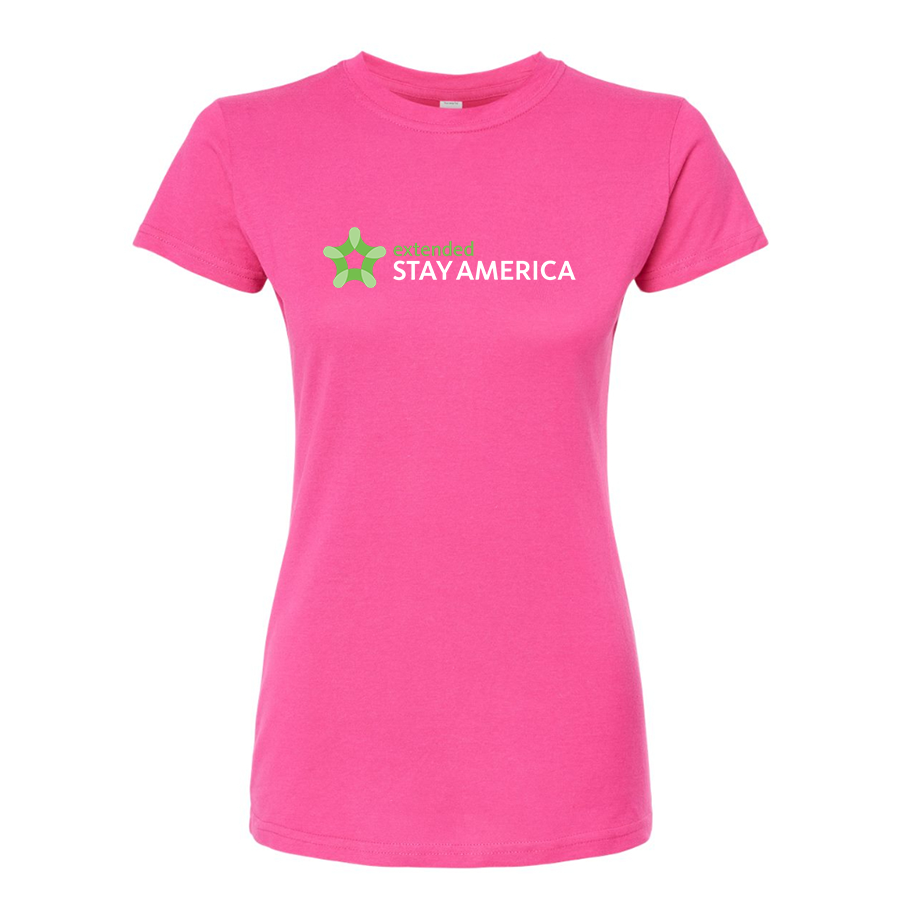 Women’s Extended Stay America  Round Neck T-Shirt