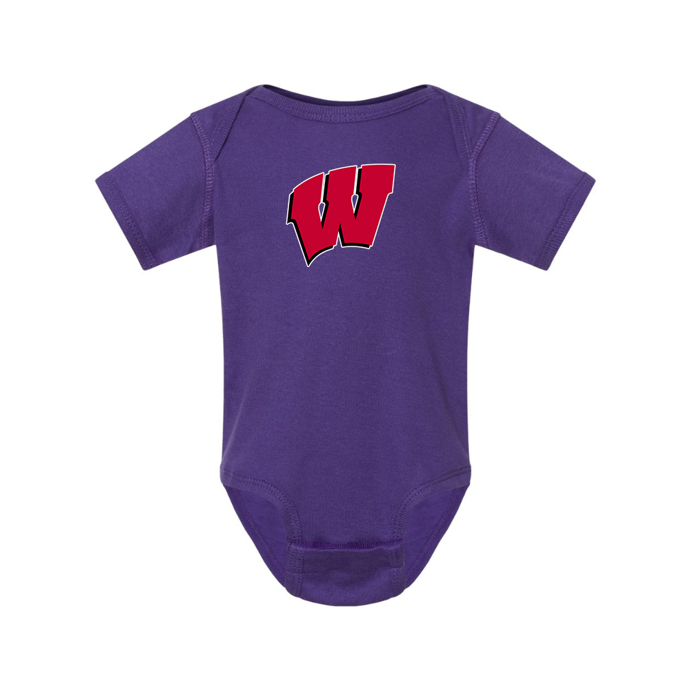 Wisconsin Badgers Rabbit Skins Infant Baby Rib Bodysuit