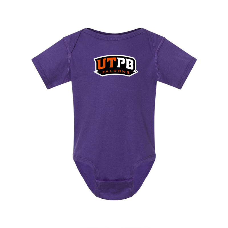 UTPB Falcons  Rabbit Skins Infant Baby Rib Bodysuit