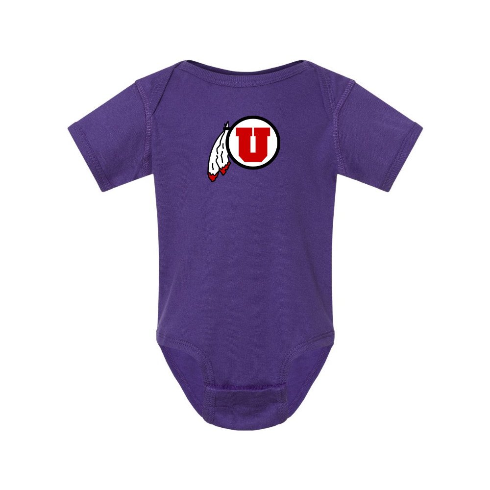 Utah Utes Rabbit Skins Infant Baby Rib Bodysuit