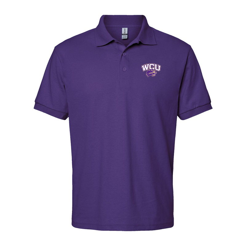 Men's Western Carolina Catamounts Gildan Dry Blend Jersey Polo