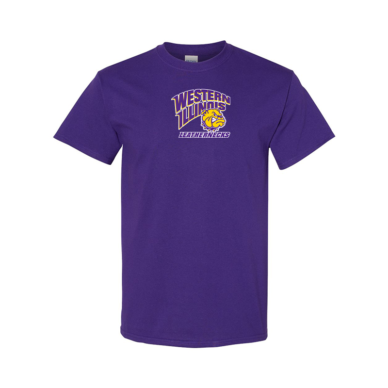 Men's Western Illinois Leathernecks Gildan Heavy Cotton T-Shirt