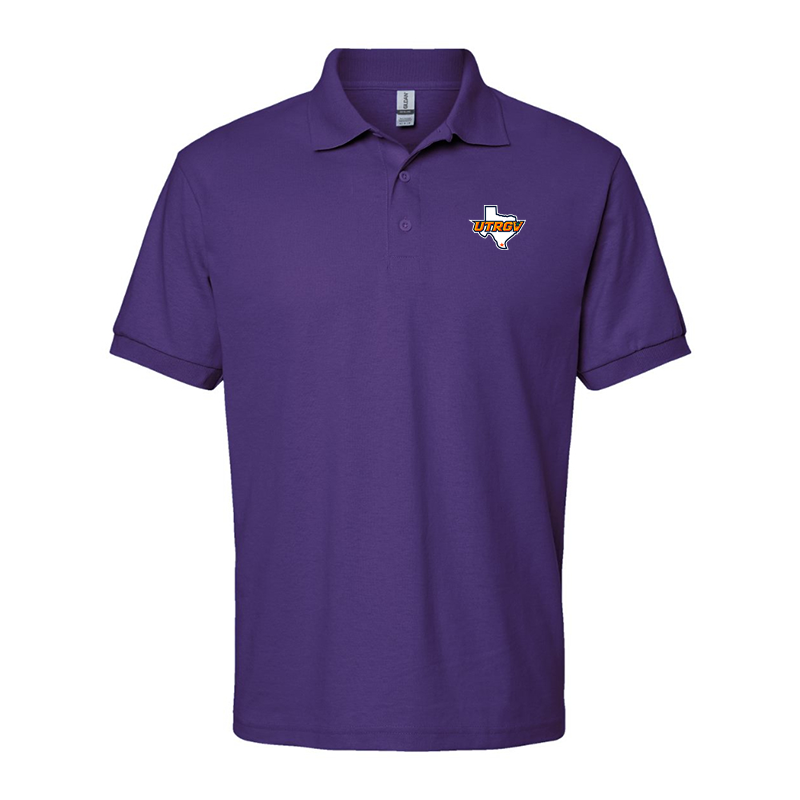 Men's UTRGV Vaqueros Gildan Dry Blend Jersey Polo