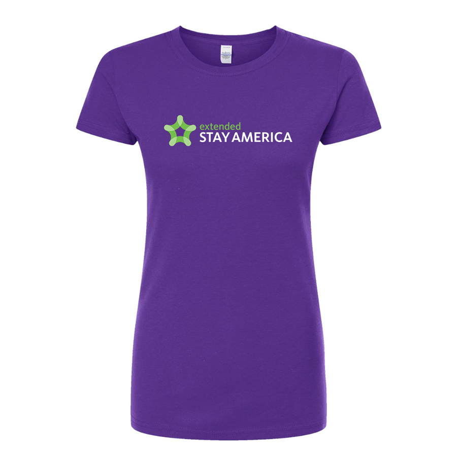 Women’s Extended Stay America  Round Neck T-Shirt