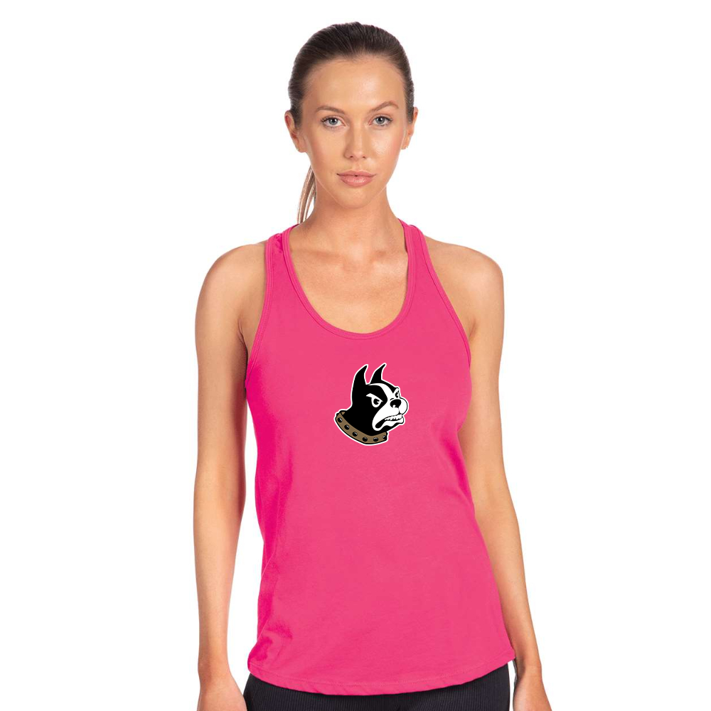 Women's Wofford Terriers Next Level Ideal Racerback Tank