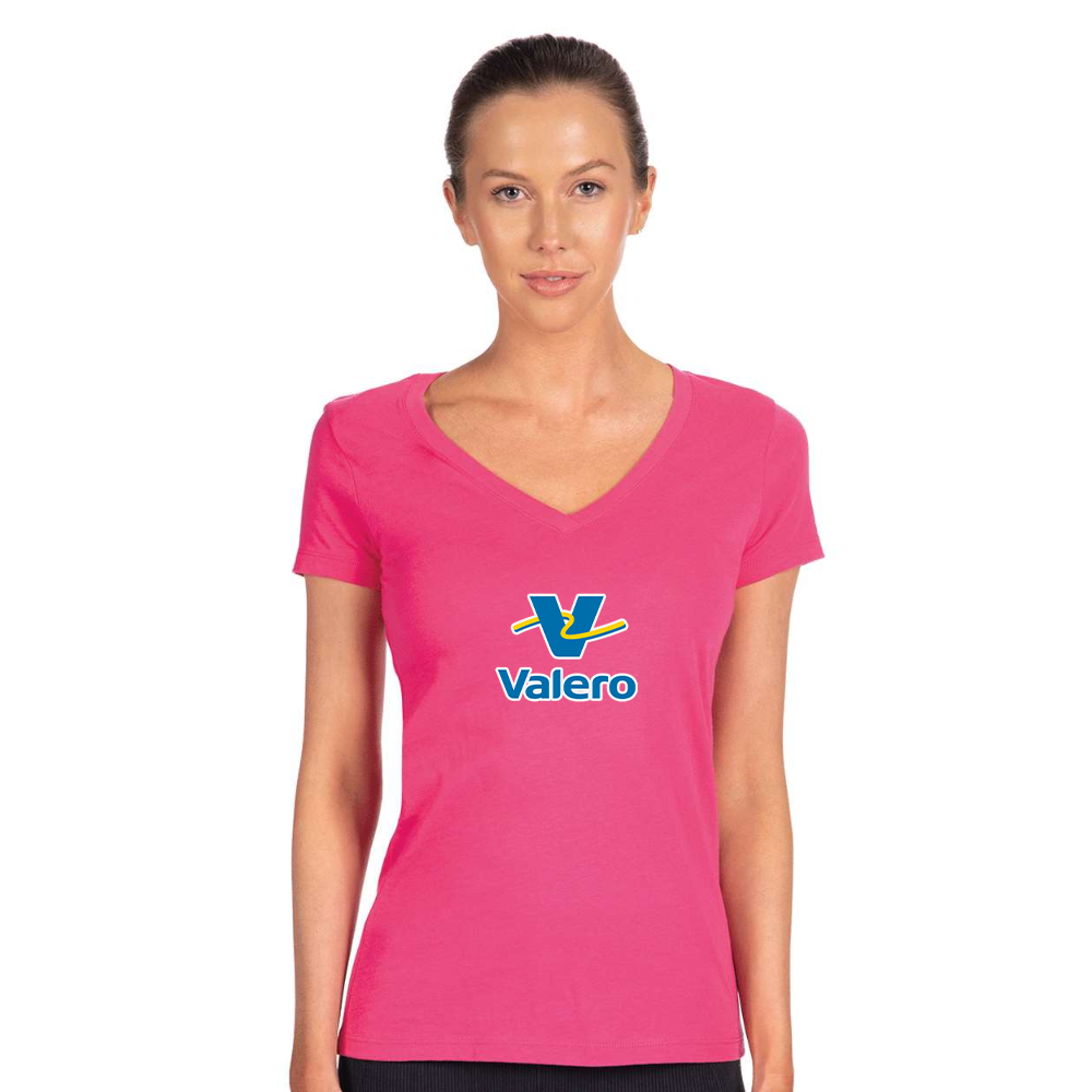 Women's Valero Gas Station Next Level V-Neck T-Shirt
