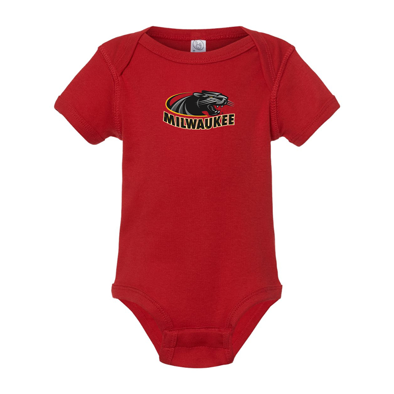 Wisconsin Milwaukee Panthers Rabbit Skins Infant Baby Rib Bodysuit