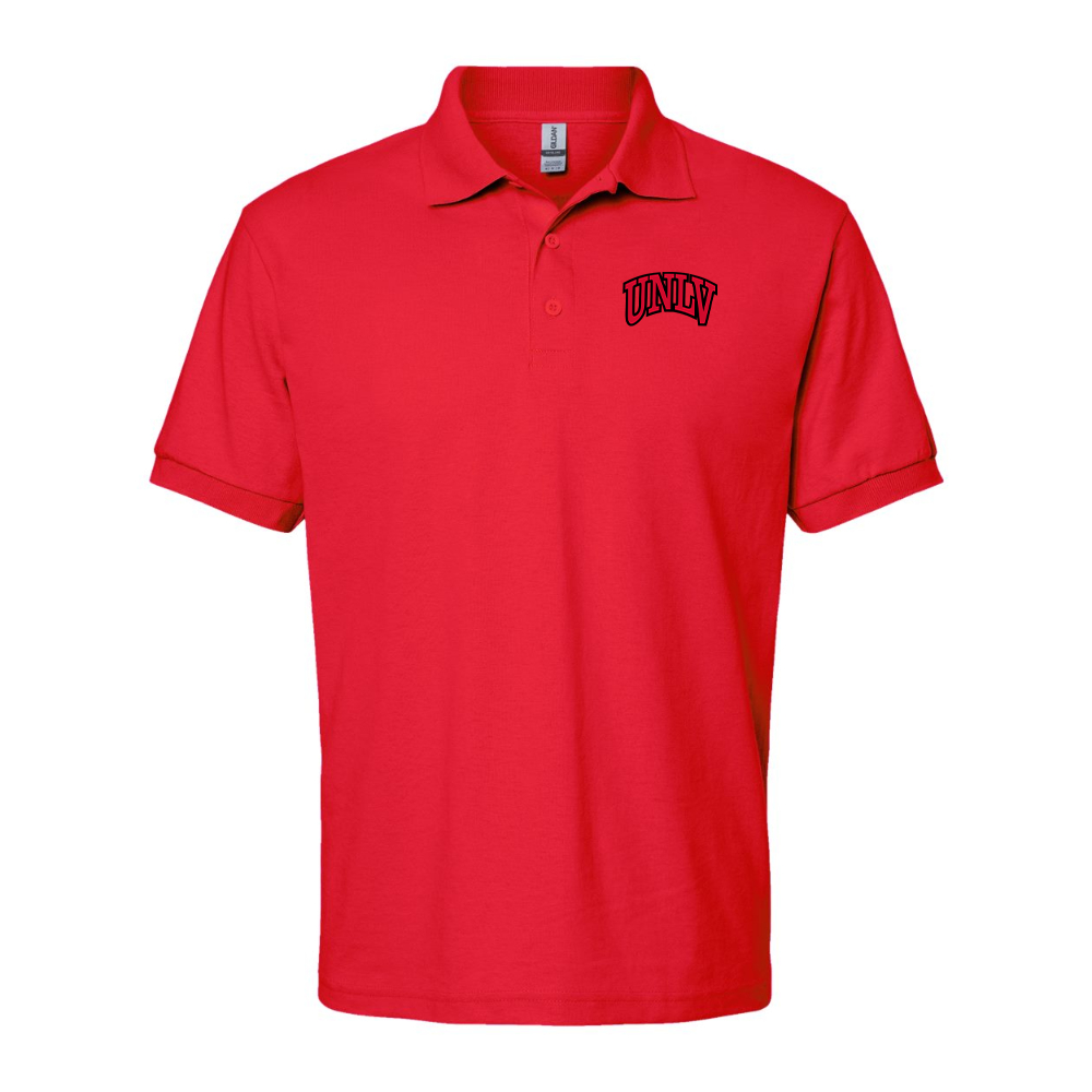 Men's UNLV Rebels Gildan Dry Blend Jersey Polo
