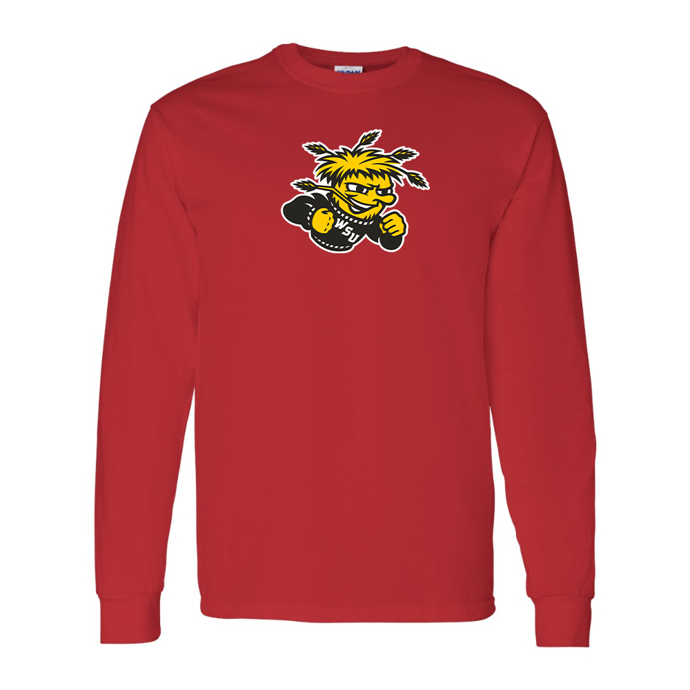 Men's Wichita State Shockers  Gildan Heavy Cotton Long Sleeve T-Shirt