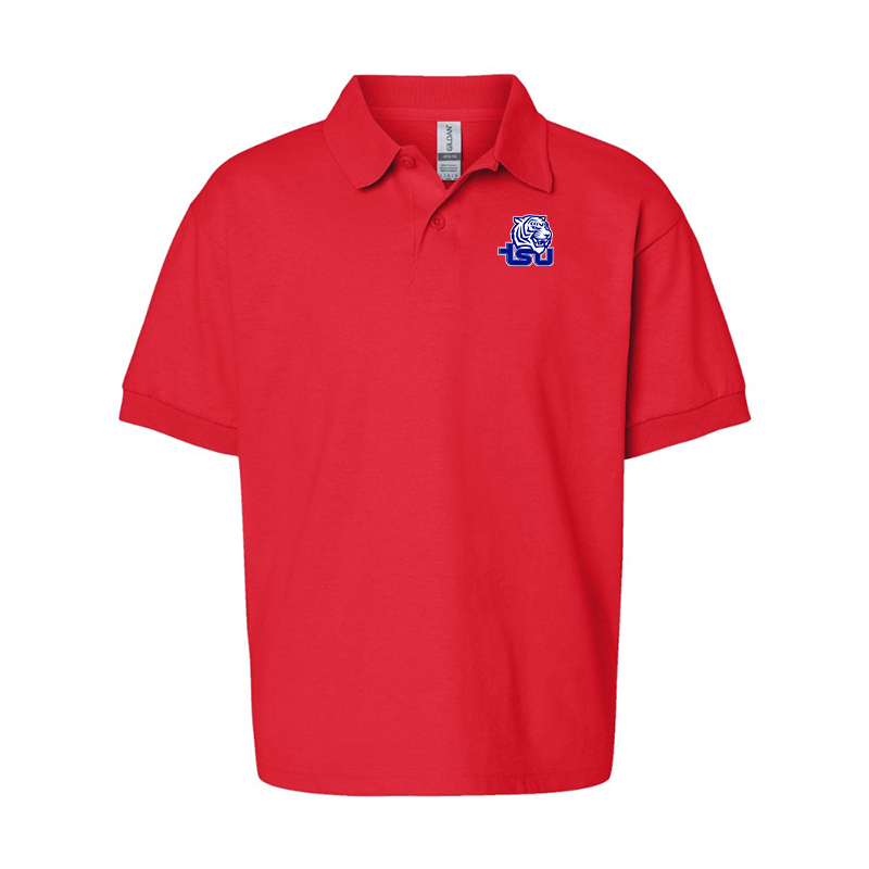 Youth Tennessee State Tigers Gildan Dry Blend Jersey Polo