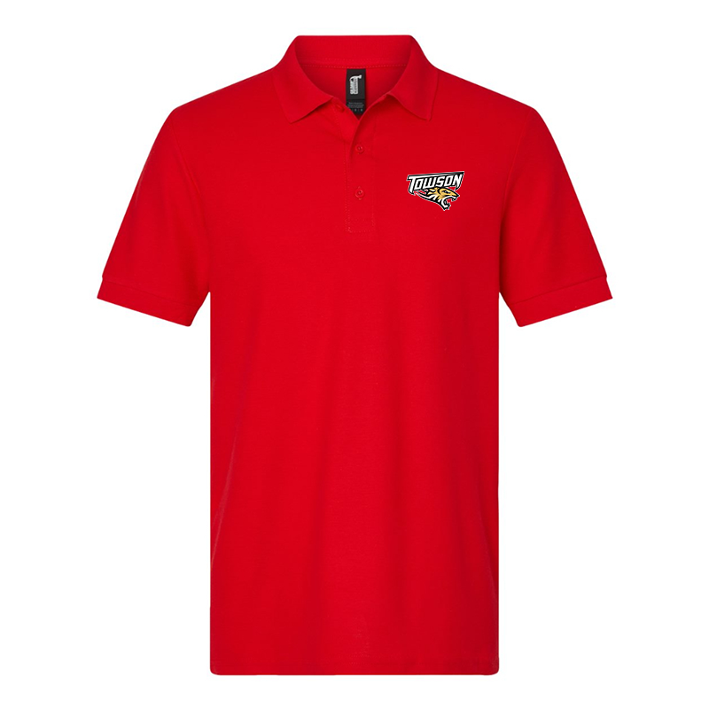 Men's Towson Tigers Gildan Hammer Pique Polo