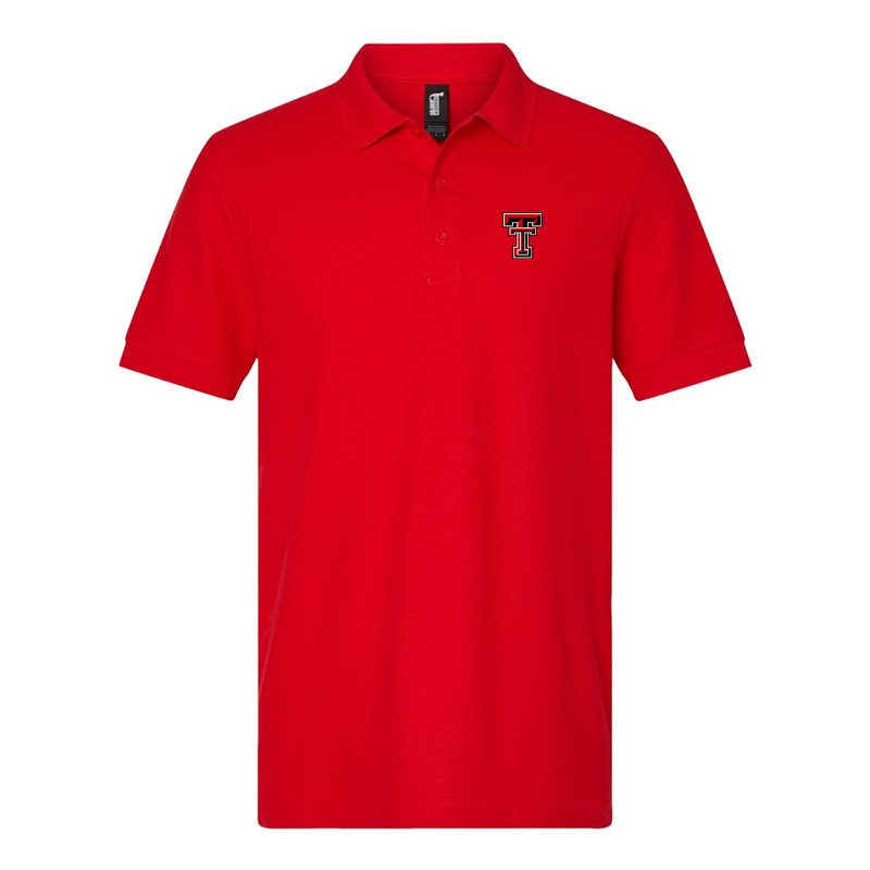 Men'sTexas Tech Red Raiders Gildan Hammer Pique Polo