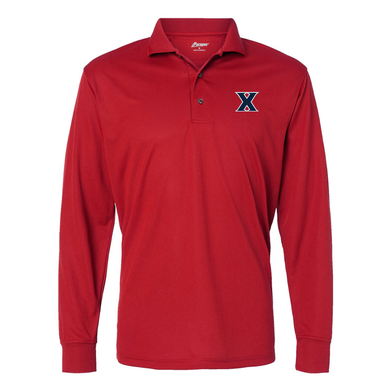 Men's Xavier Musketeers Paragon Prescott Long Sleeve Polo