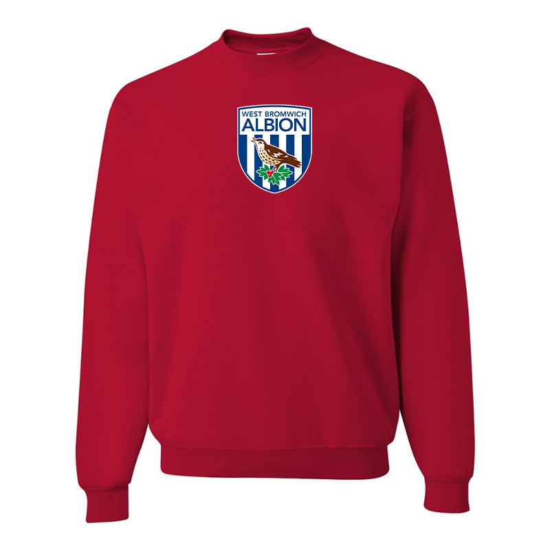Men's West Bromwich Albion Soccer JERZEES NuBlend Crewneck Sweatshirt