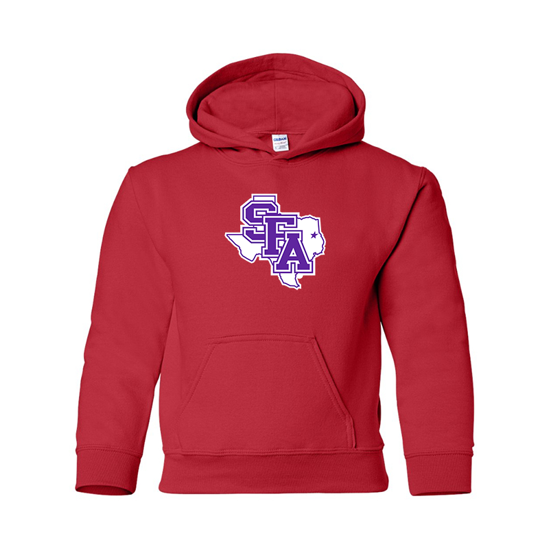 Youth Stephen F. Austin Lumberjacks  Gildan Heavy Blend  Hooded Sweatshirt