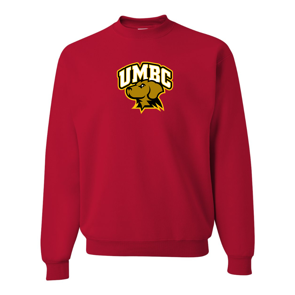 Men's UMBC Retrievers JERZEES NuBlend Crewneck Sweatshirt