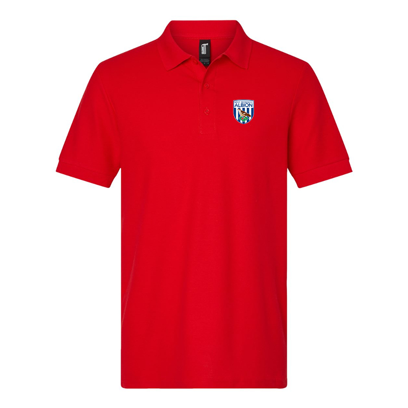 Men's West Bromwich Albion SoccerGildan Hammer Pique Polo