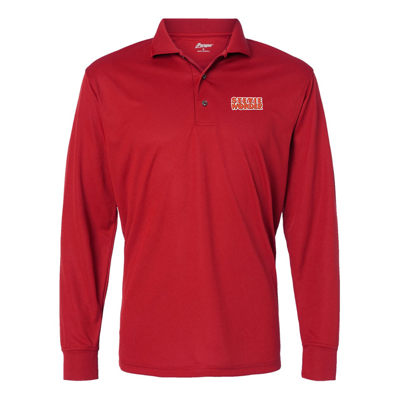 Men's Stevie-Wonder Paragon Prescott Long Sleeve Polo