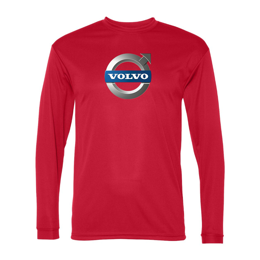 Men's Volvo car Polyester Long Sleeve T-Shirt