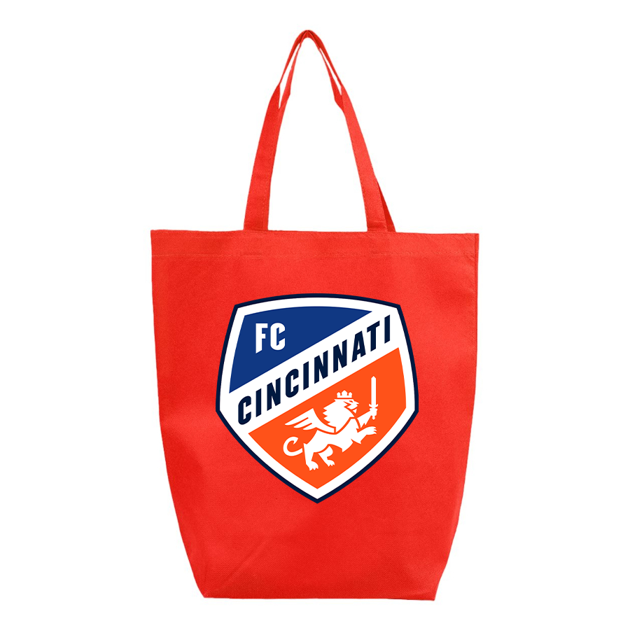 FC Cincinnati Q-Tees Non-Woven Gusset Bottom Tote
