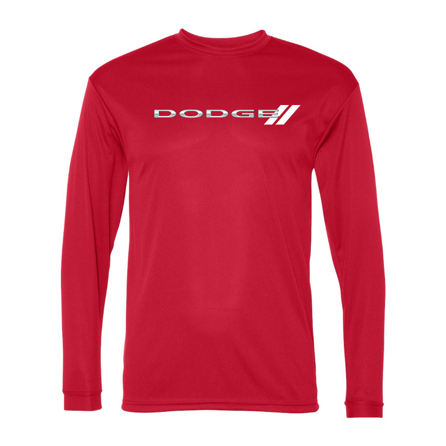 Men's  Dodge Car  Polyester Long Sleeve T-Shirt