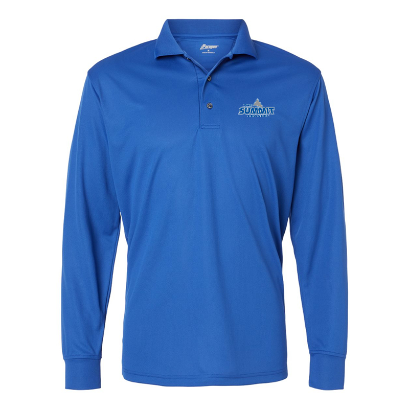 Men's  The Summit League  Paragon Prescott Long Sleeve Polo