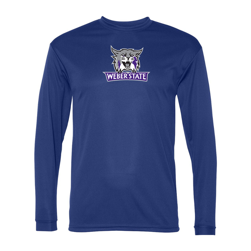 Men's Weber State Wildcats  Performance Long Sleeve T-Shirt