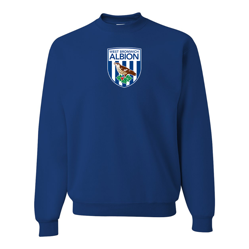 Men's West Bromwich Albion Soccer JERZEES NuBlend Crewneck Sweatshirt