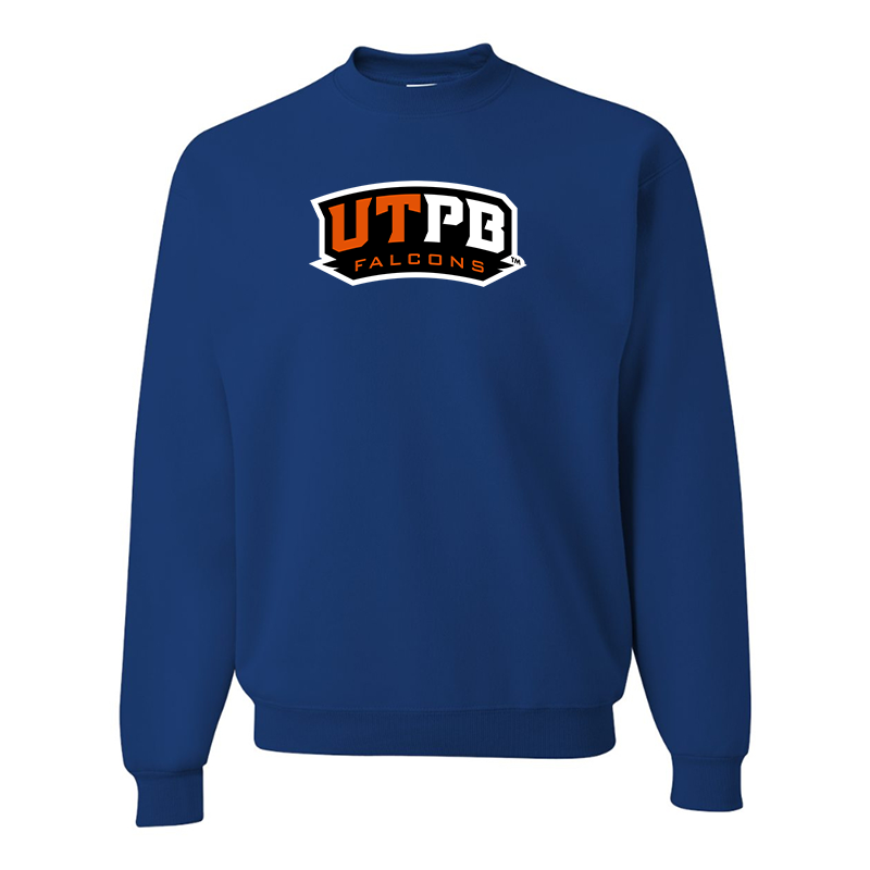 Men's UTPB Falcons JERZEES NuBlend Crewneck Sweatshirt