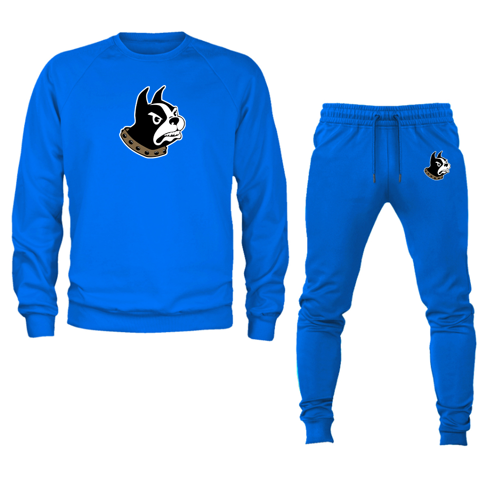 Men's Wofford Terriers  Crewneck Sweatshirt Joggers Suit