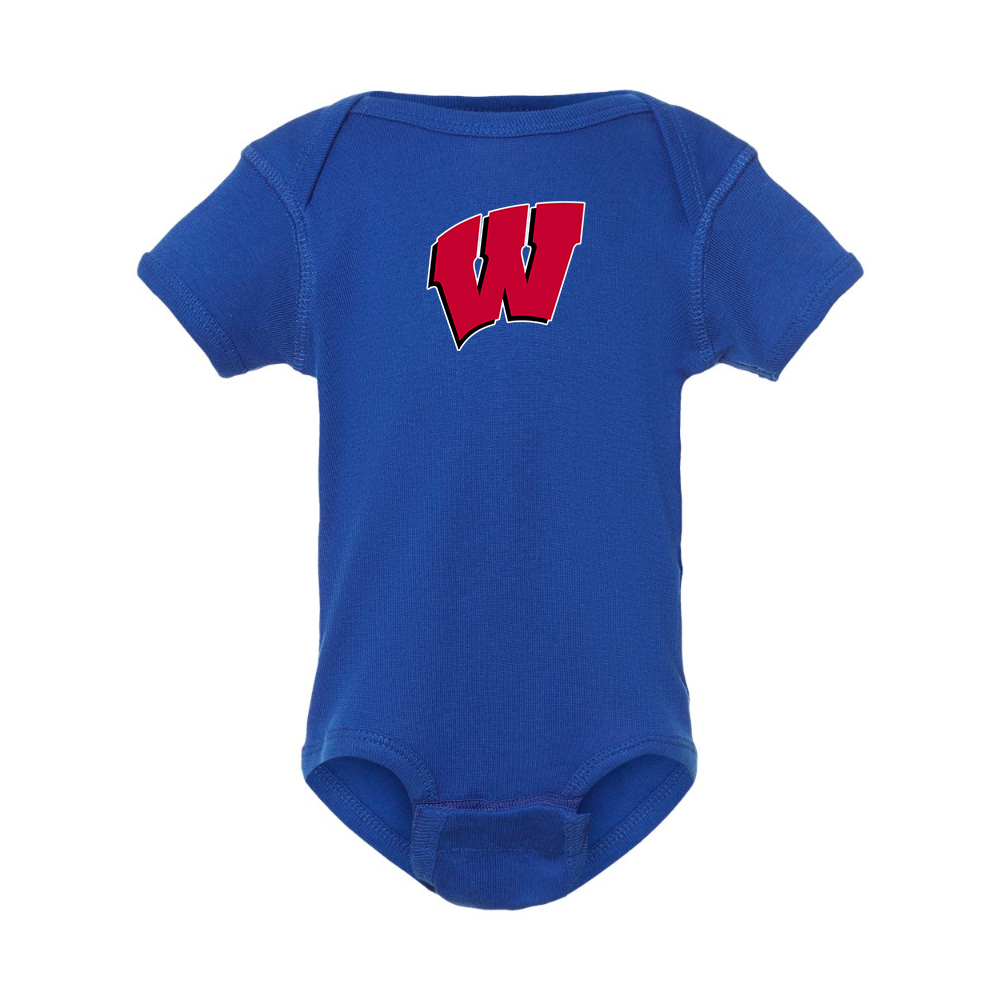 Wisconsin Badgers Rabbit Skins Infant Baby Rib Bodysuit