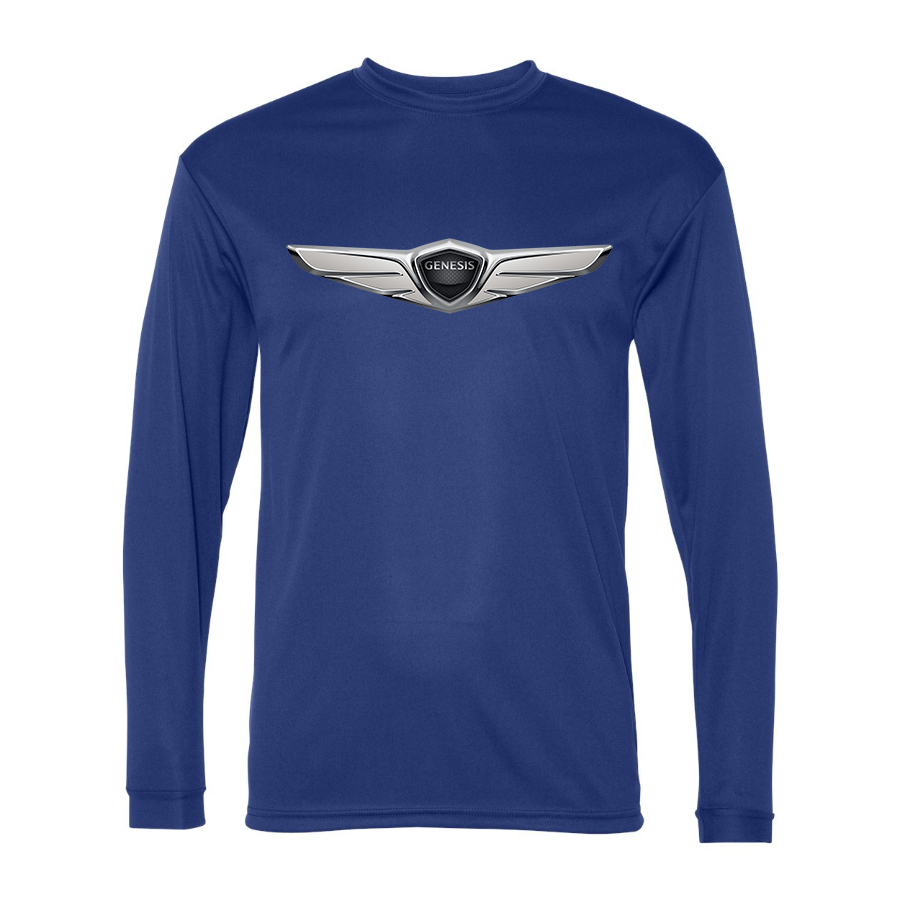 Men's  Genesis Car Polyester Long Sleeve T-Shirt