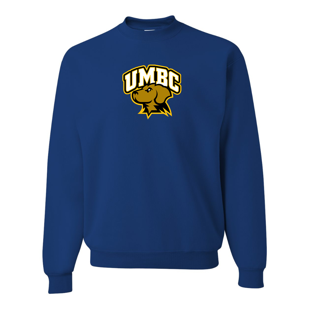 Men's UMBC Retrievers JERZEES NuBlend Crewneck Sweatshirt
