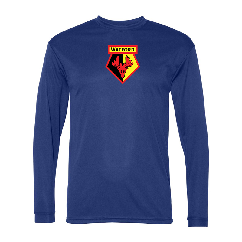 Men's Watford Soccer Performance Long Sleeve T-Shirt