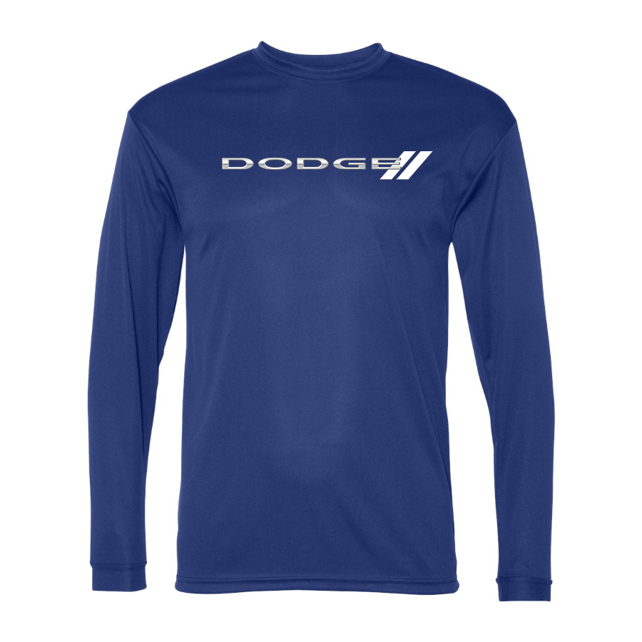 Men's  Dodge Car  Polyester Long Sleeve T-Shirt