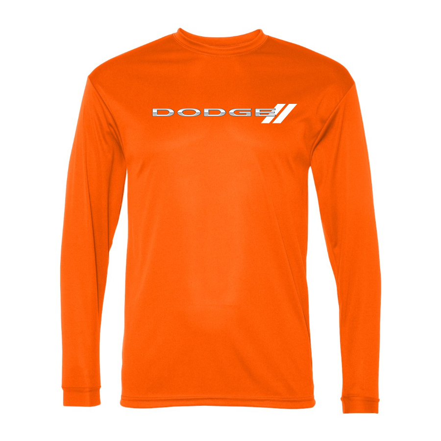 Men's  Dodge Car  Polyester Long Sleeve T-Shirt