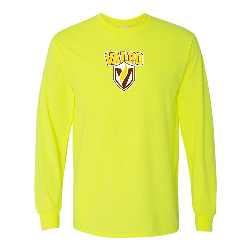 Men's Valparaiso Crusaders Gildan Heavy Cotton Long Sleeve T-Shirt