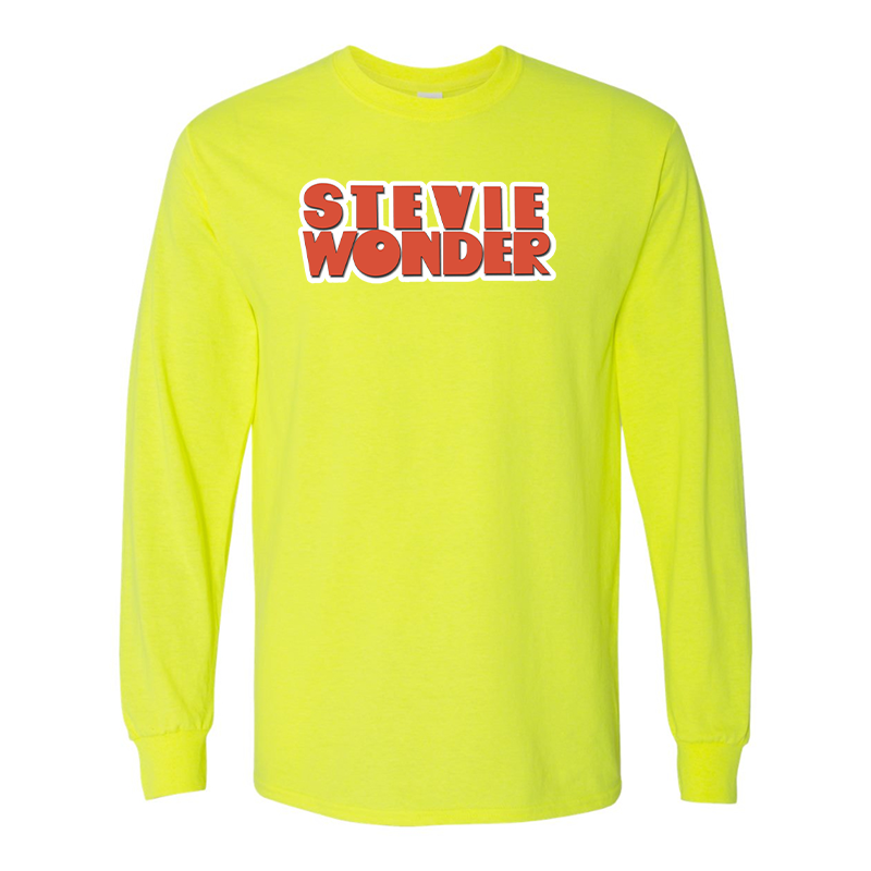 Men's Stevie-Wonder Gildan Heavy Cotton Long Sleeve T-Shirt