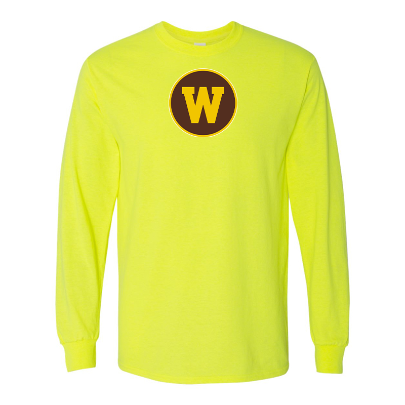 Men's Western Michigan Broncos Gildan Heavy Cotton Long Sleeve T-Shirt