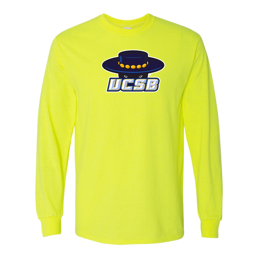 Men's UCSB Gauchos Gildan Heavy Cotton Long Sleeve T-Shirt