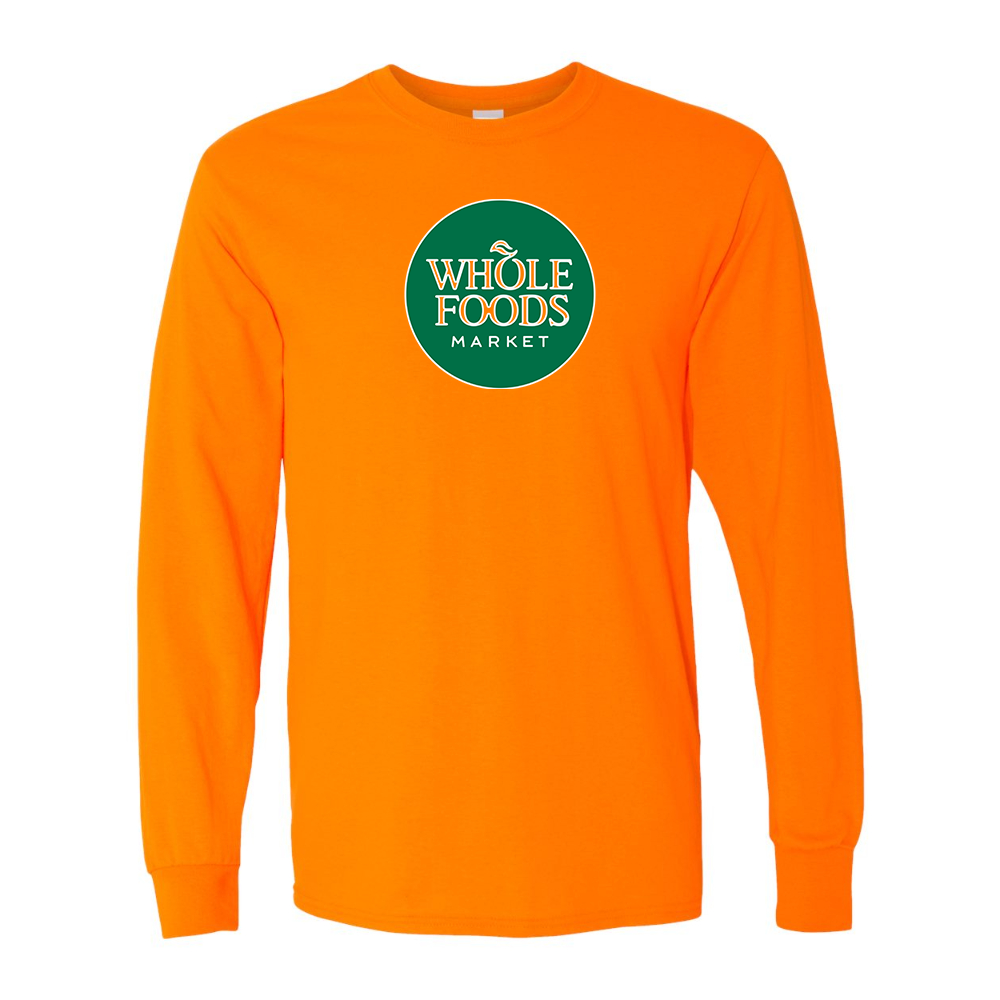 Men's Whole Foods Market Gildan Heavy Cotton Long Sleeve T-Shirt