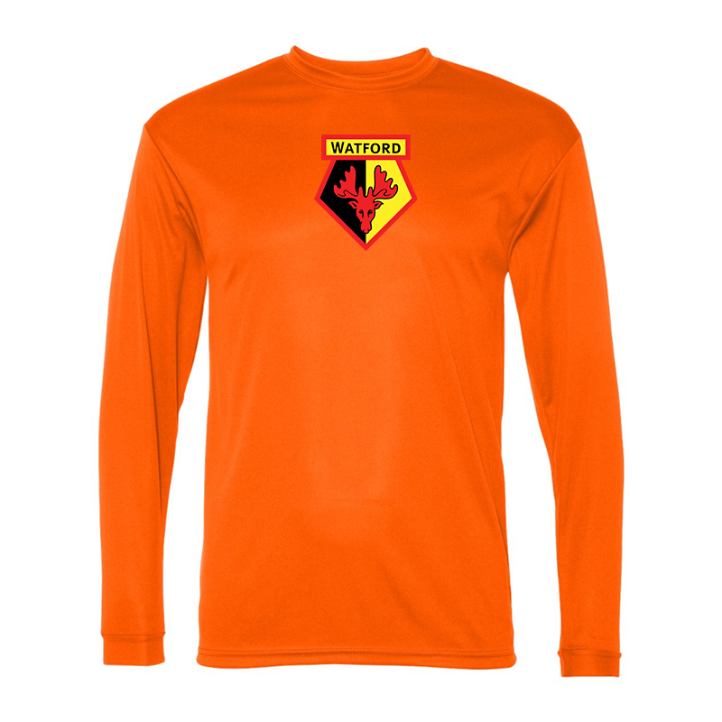 Men's Watford Soccer Performance Long Sleeve T-Shirt