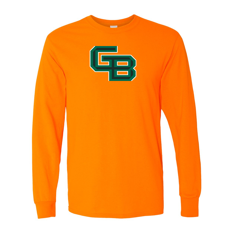 Men's Wisconsin Green Bay Phoenix Gildan Heavy Cotton Long Sleeve T-Shirt