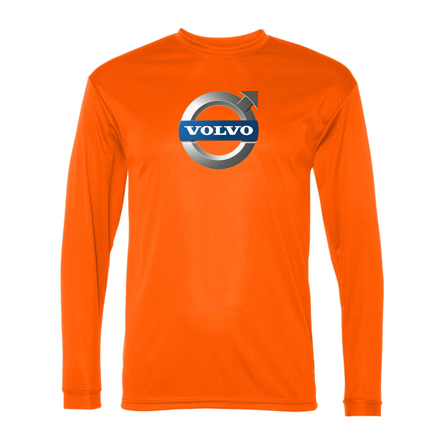 Men's Volvo car Polyester Long Sleeve T-Shirt